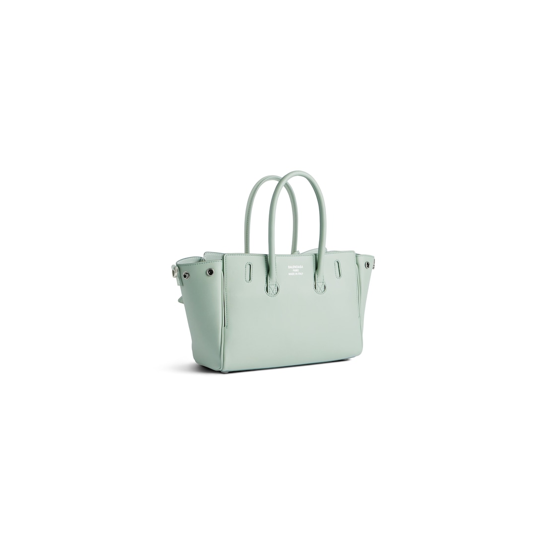 Balenciaga Minibolso Carry All Bel Air Para Mujer En Verde Mineral