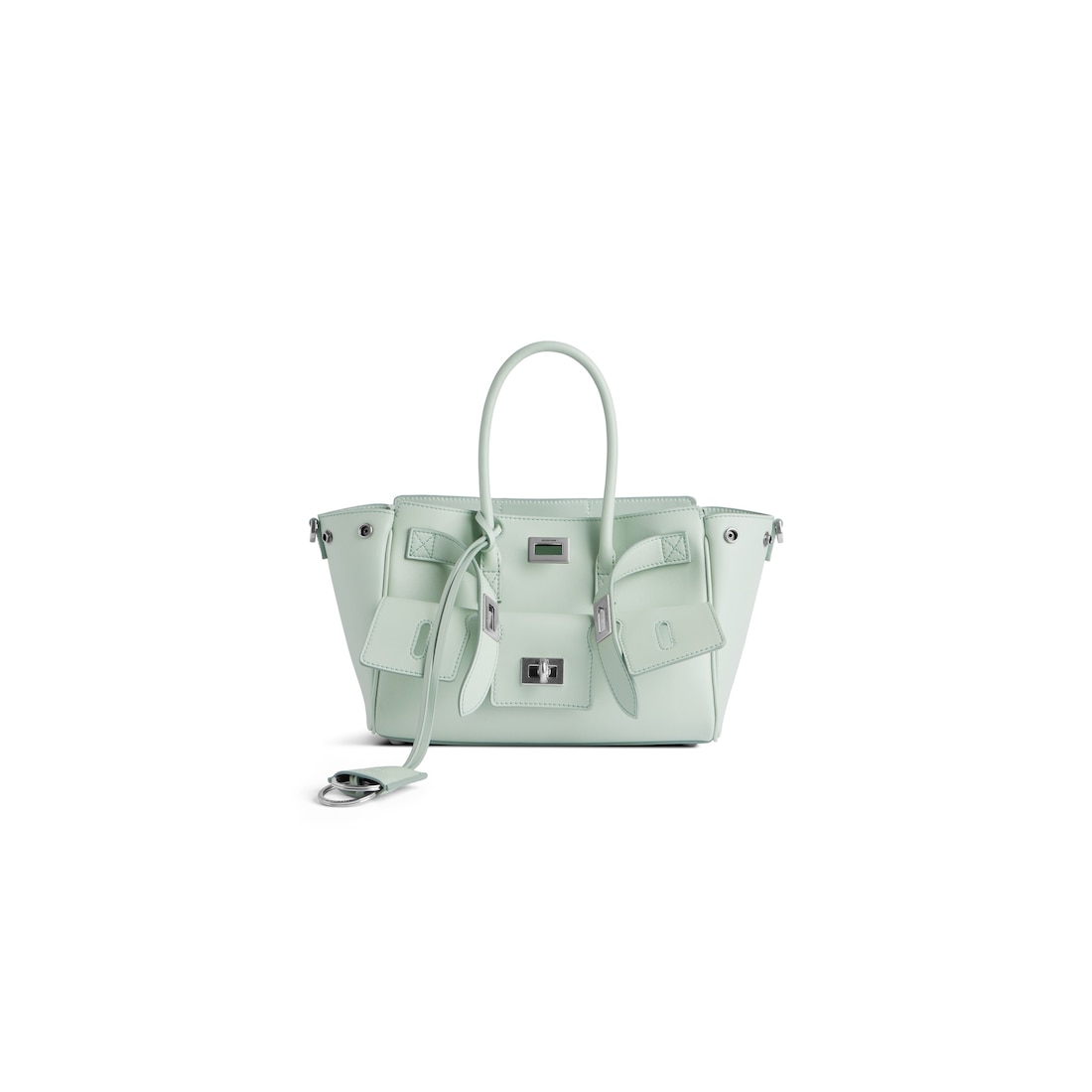 Balenciaga Minibolso Carry All Bel Air para Mujer en Verde Mineral