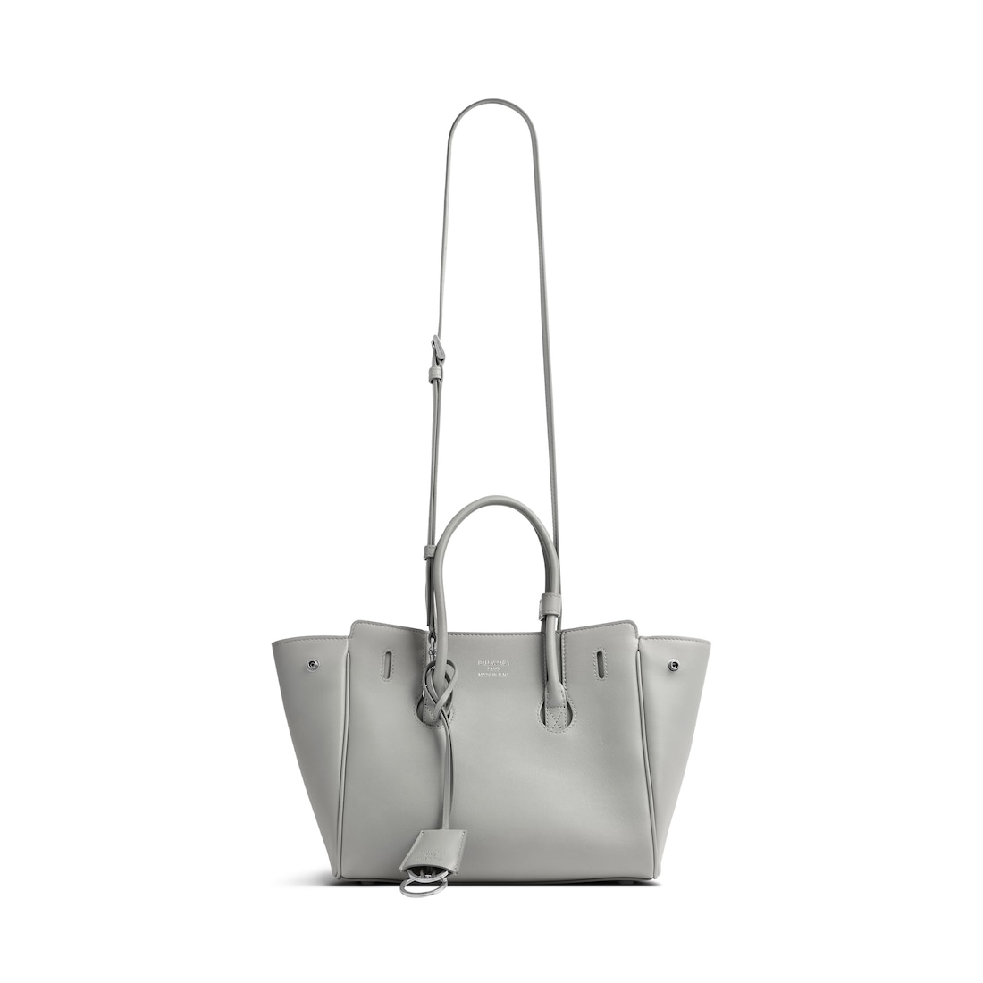 Balenciaga Minibolso Carry All Hampton Para Mujer En Gris