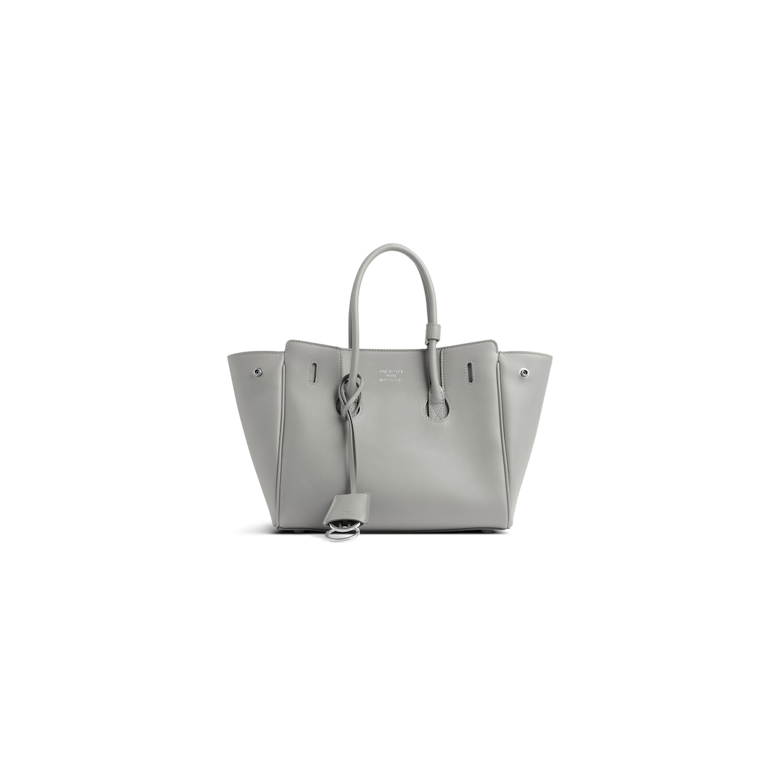 Balenciaga Minibolso Carry All Hampton para Mujer en Gris