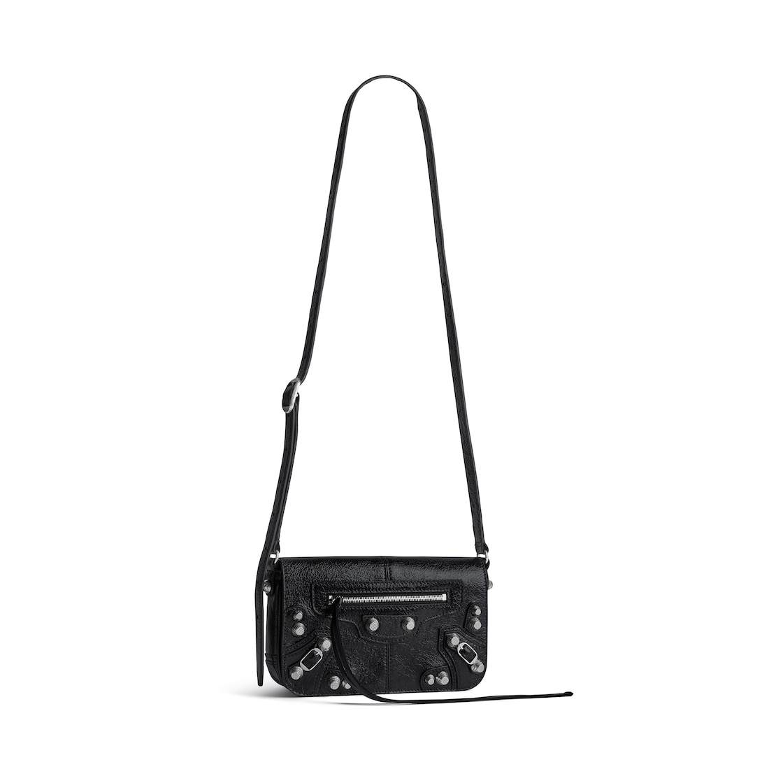 Balenciaga Minibolso Con Solapa Le Cagole Para Hombre En Negro