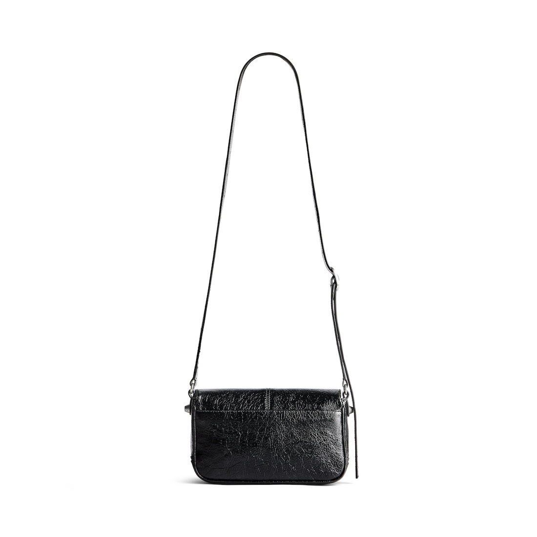 Balenciaga Minibolso Con Solapa Le Cagole Para Hombre En Negro