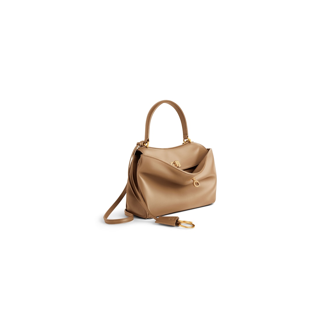 Balenciaga Minibolso De Mano Rodeo Para Mujer En Café Con Leche