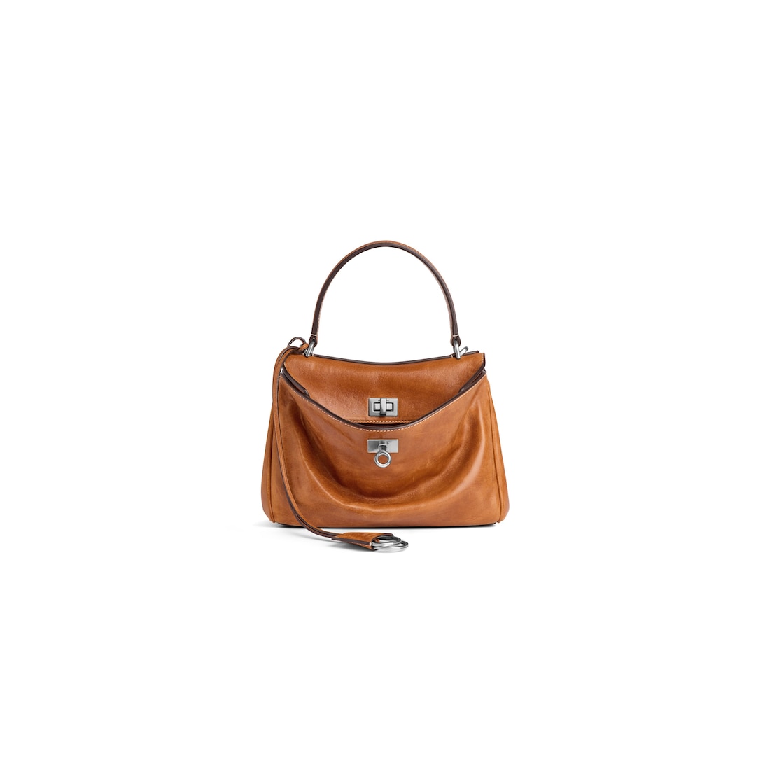 Balenciaga Minibolso De Mano Rodeo para Mujer en Tostado Estilo Cowboy