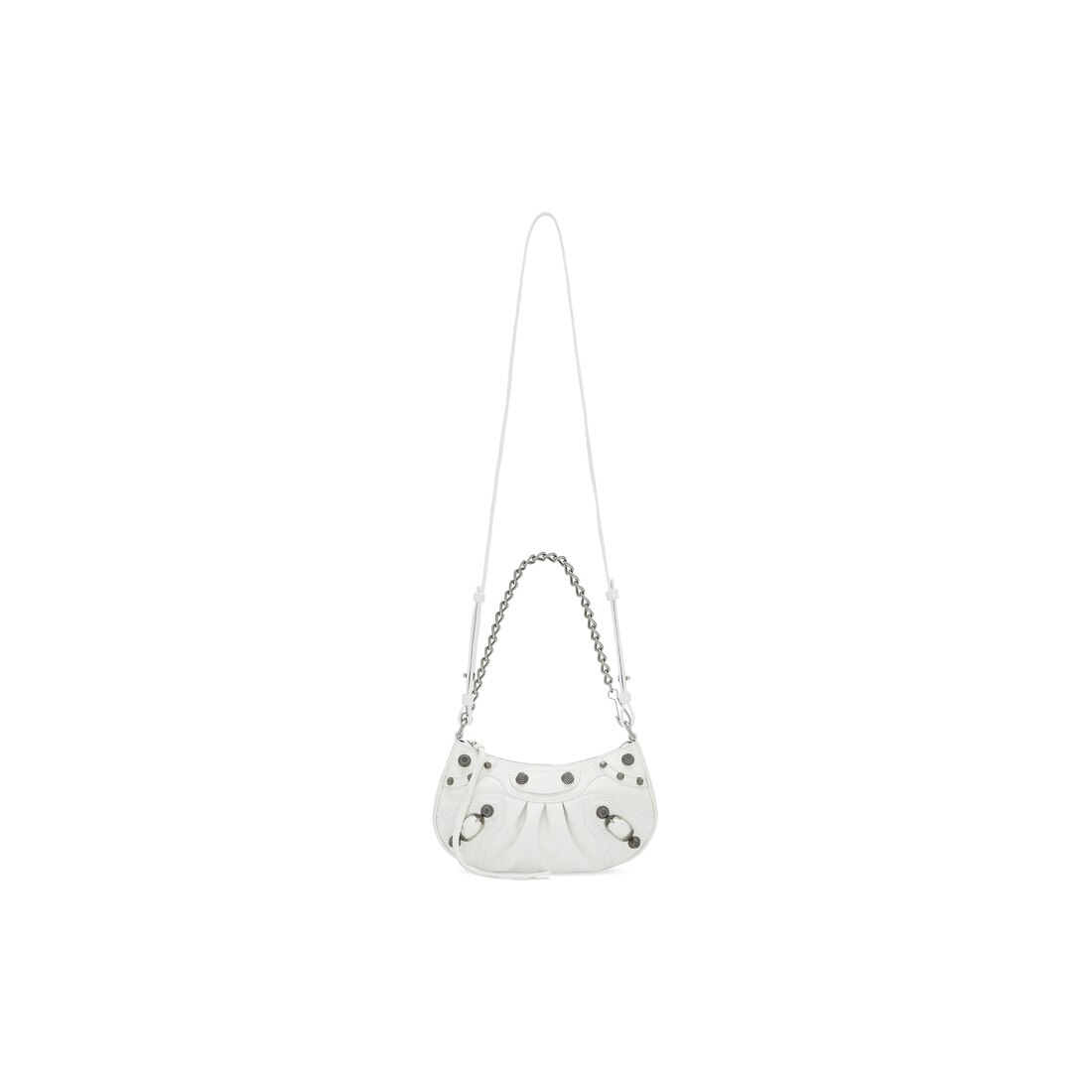 Balenciaga Minibolso Le Cagole Con Cadena Para Mujer En Blanco
