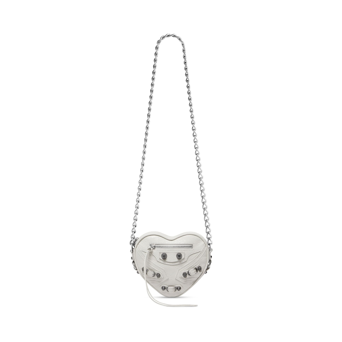 Balenciaga Minibolso Le Cagole Heart Para Mujer En Blanco Óptico