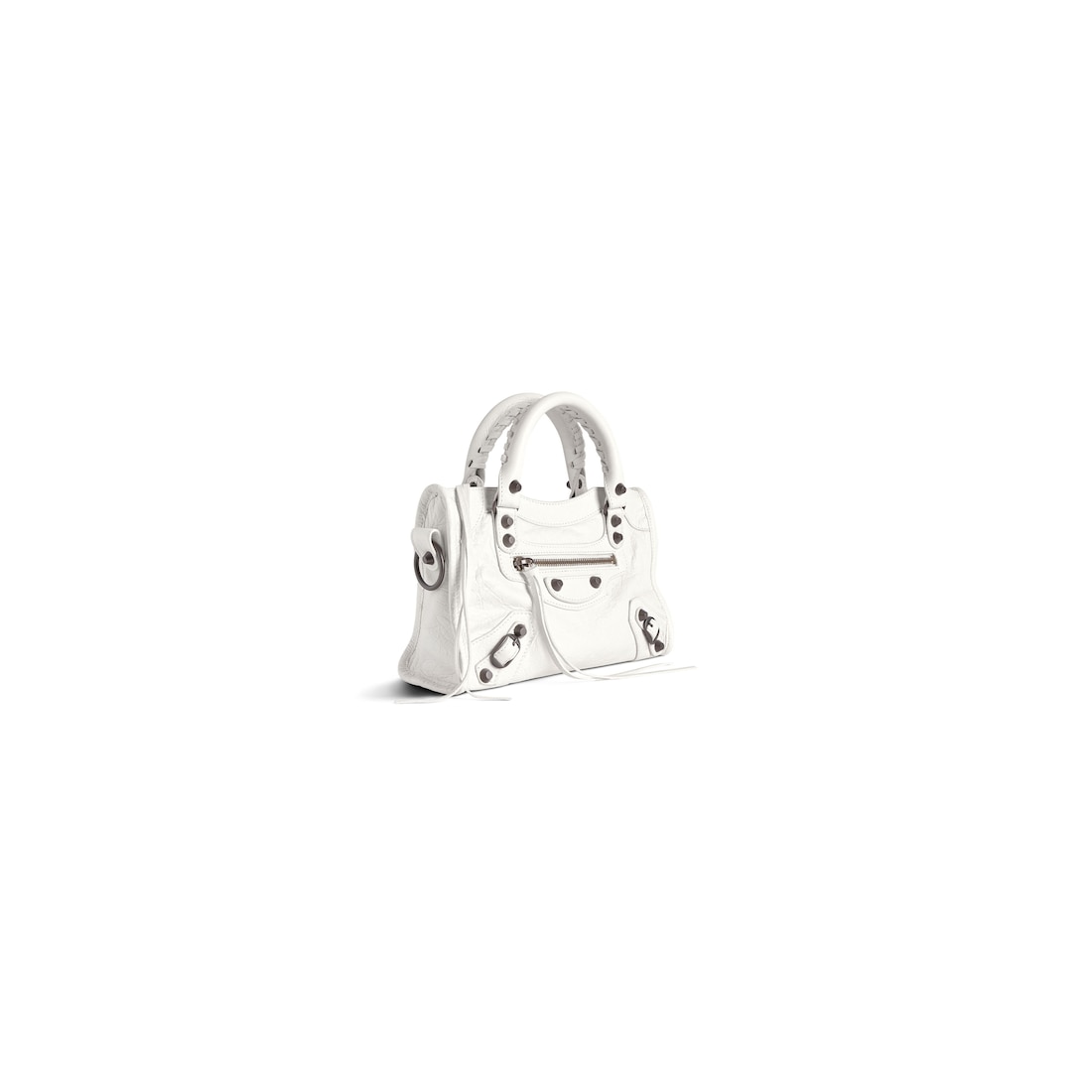 Balenciaga Minibolso Le City Para Mujer En Blanco Óptico