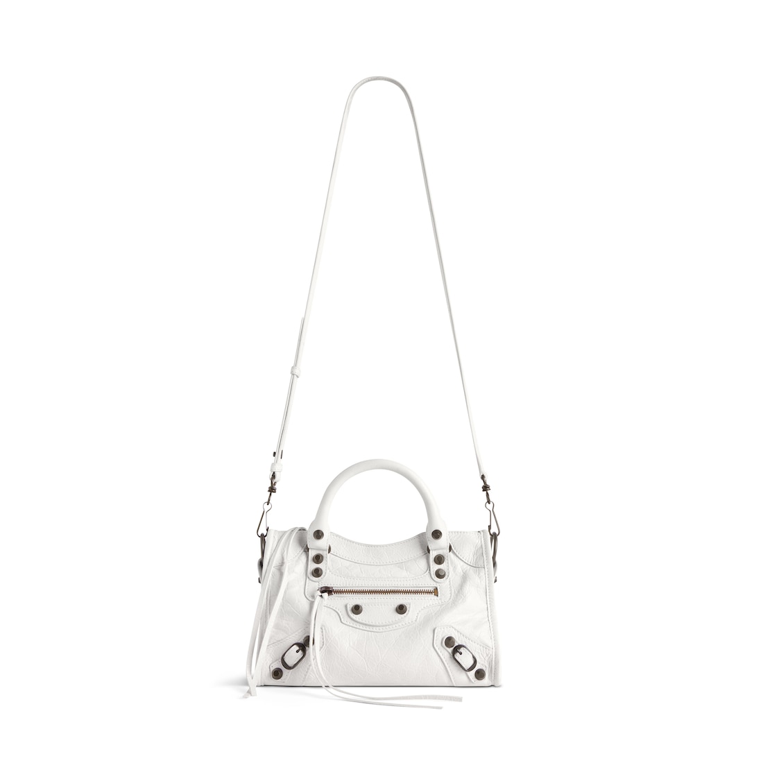 Balenciaga Minibolso Le City Para Mujer En Blanco Óptico