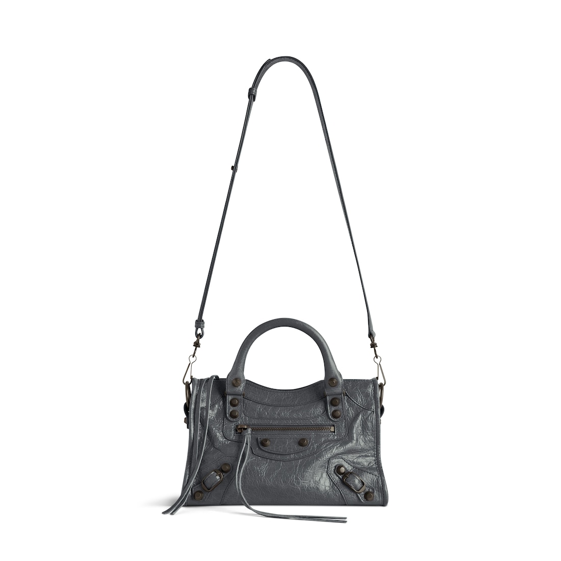 Balenciaga Minibolso Le City Para Mujer En Roca Volcánica