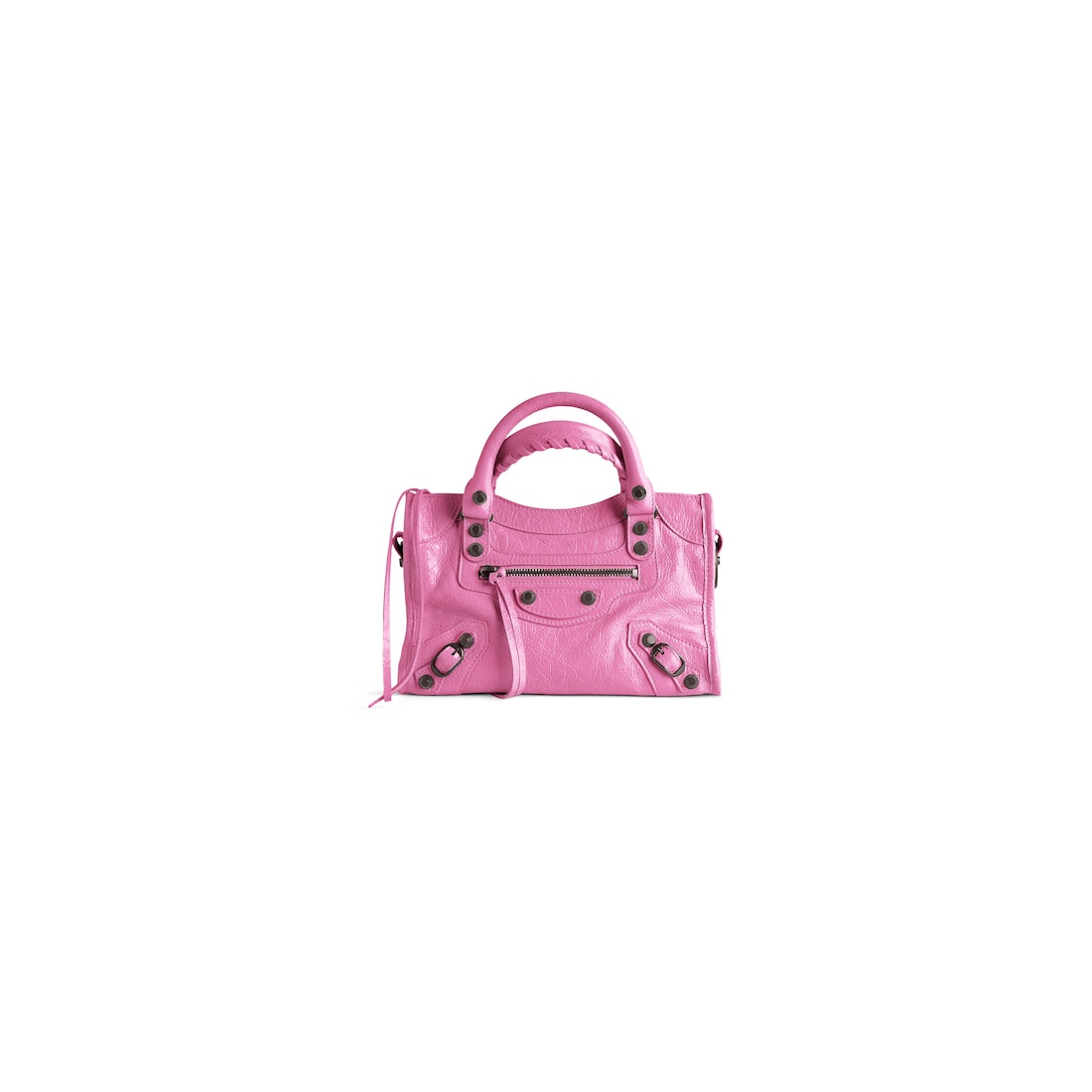 Balenciaga Minibolso Le City para Mujer en Rosa Brillante
