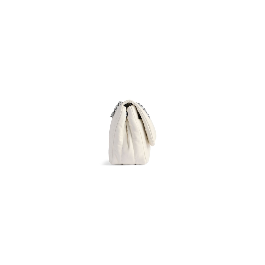 Balenciaga Minibolso Monaco Acolchado Para Mujer En Blanco