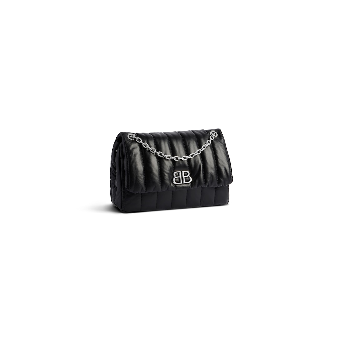 Balenciaga Minibolso Monaco Acolchado Para Mujer En Negro
