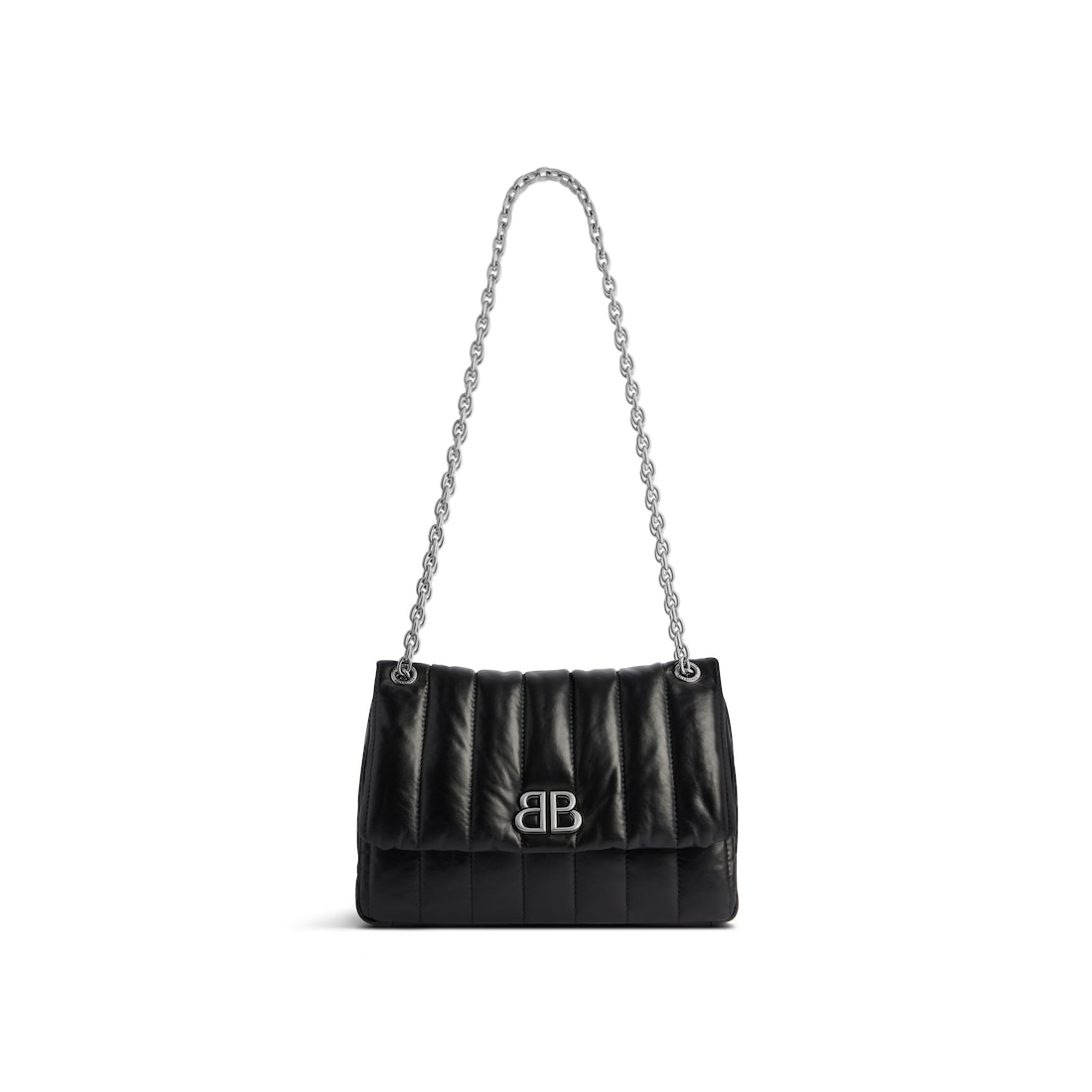 Balenciaga Minibolso Monaco Acolchado para Mujer en Negro