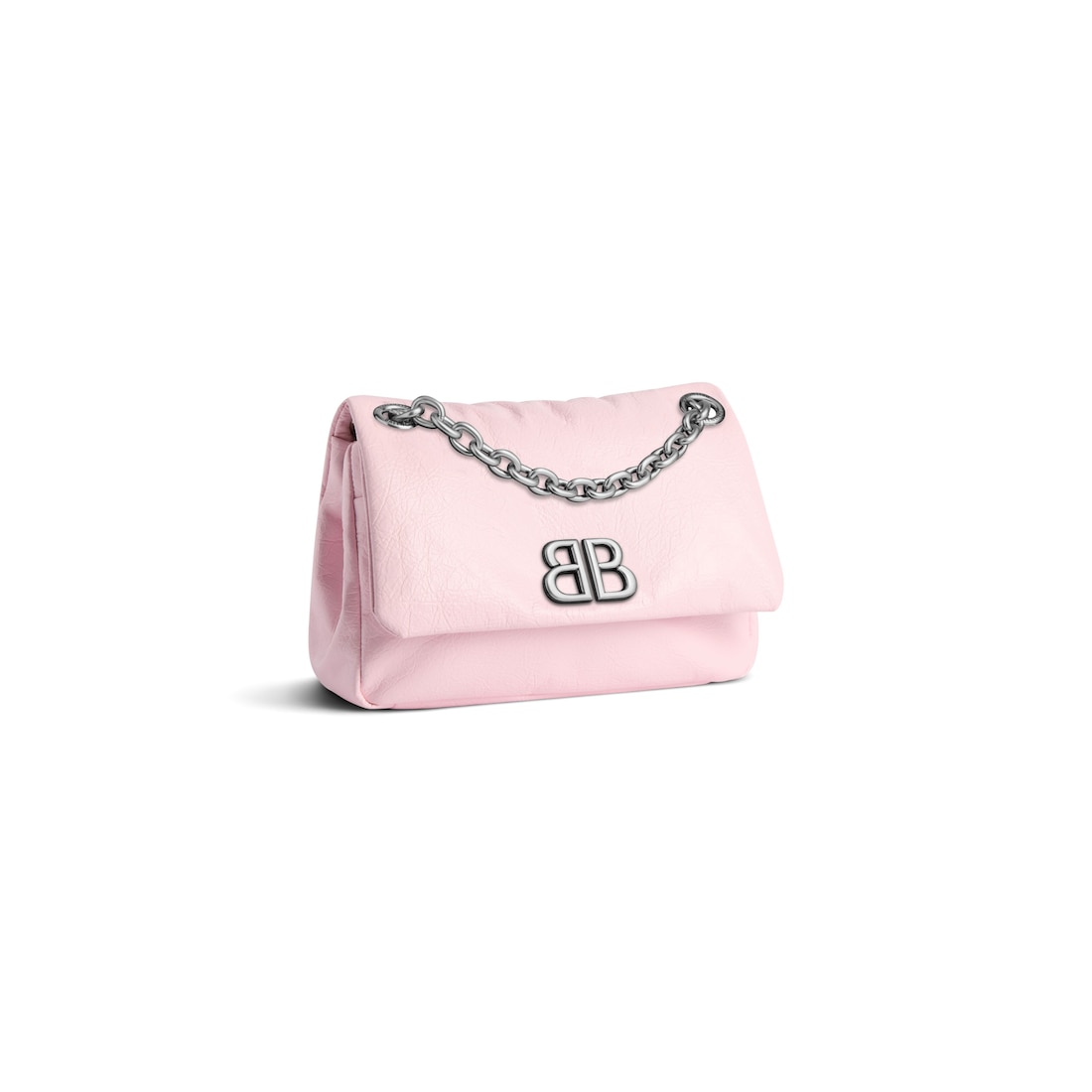 Balenciaga Minibolso Monaco Para Mujer En Rosa Pétalo