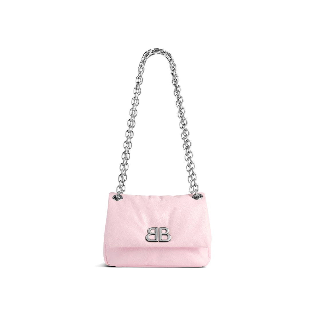 Balenciaga Minibolso Monaco Para Mujer En Rosa Pétalo