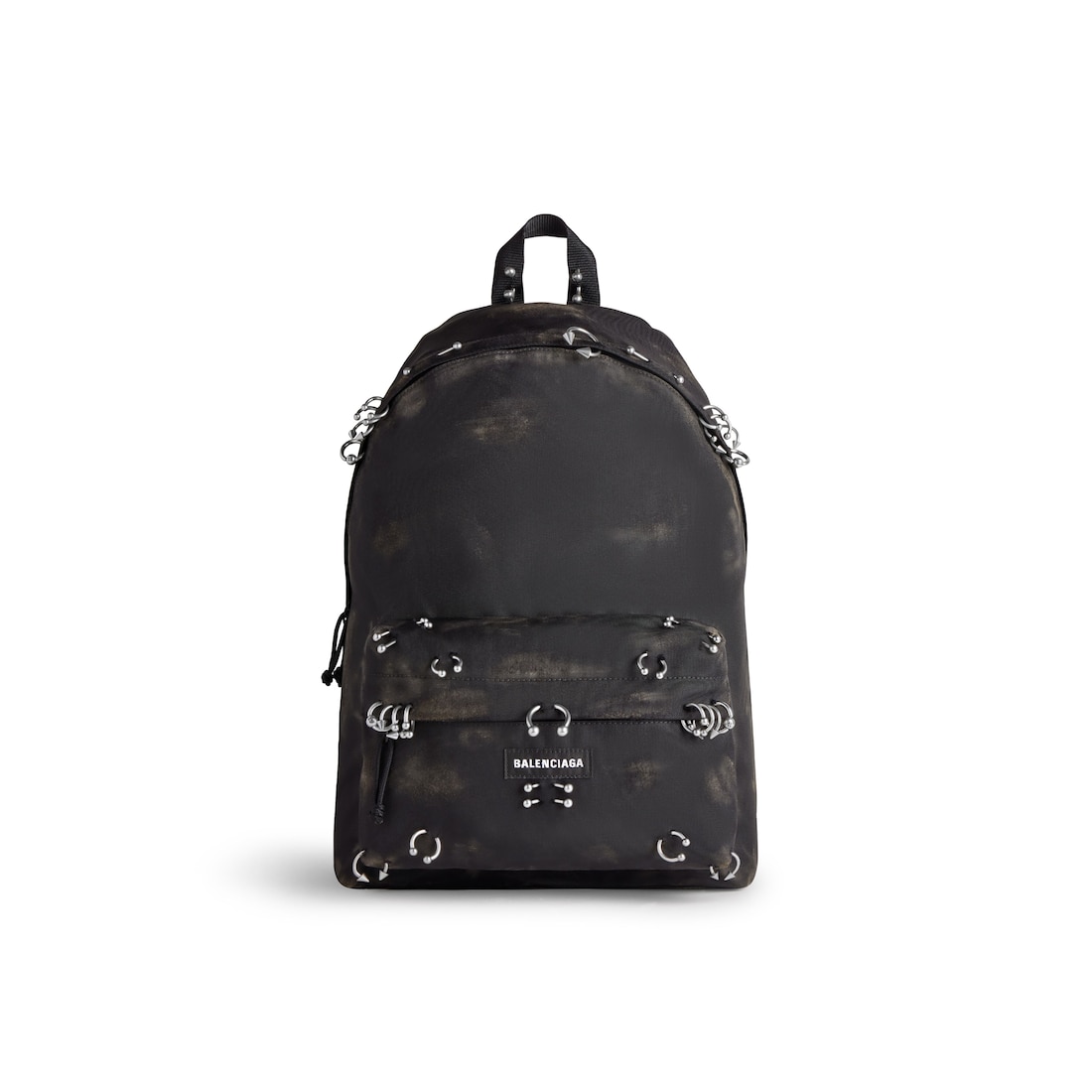 Balenciaga Mochila Explorer Con Piercings para Hombre en Negro