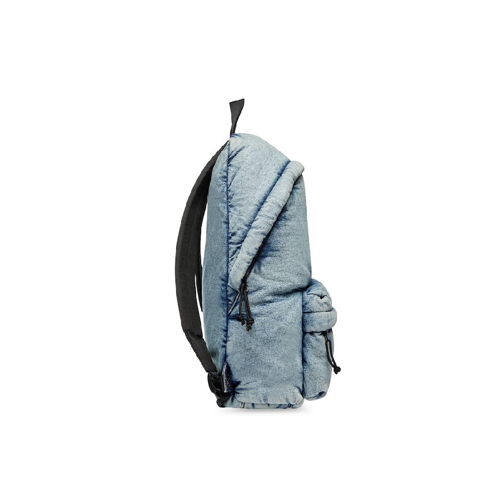 Balenciaga Mochila Explorer De Tejido Vaquero Para Hombre En Azul Degradado