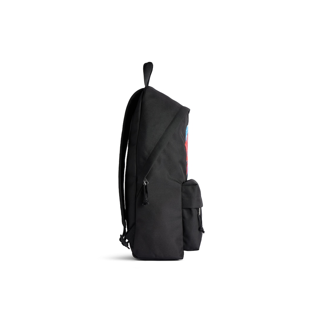 Balenciaga Mochila Explorer Para Hombre En Negro/azul/rojo