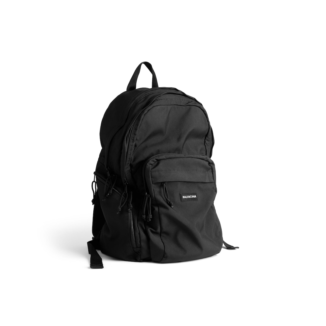 Balenciaga Mochila Multibolsillos Explorer Para Hombre En Negro