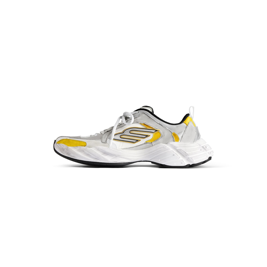 Balenciaga Monday Shoe Para Hombre En Gris/blanco/amarillo/negro