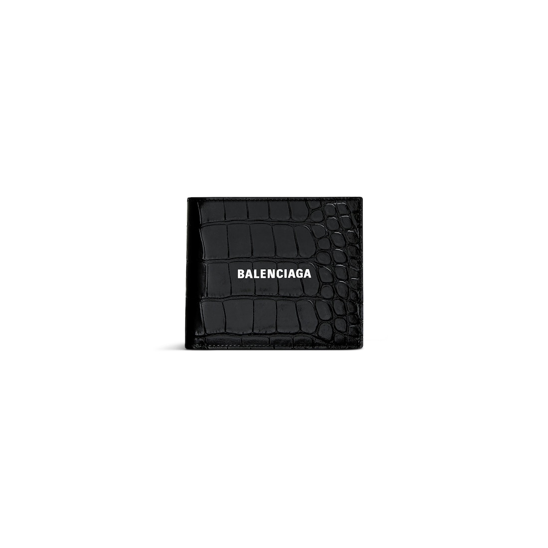 Balenciaga Monedero Cash Square Folded Coin para Hombre en Negro