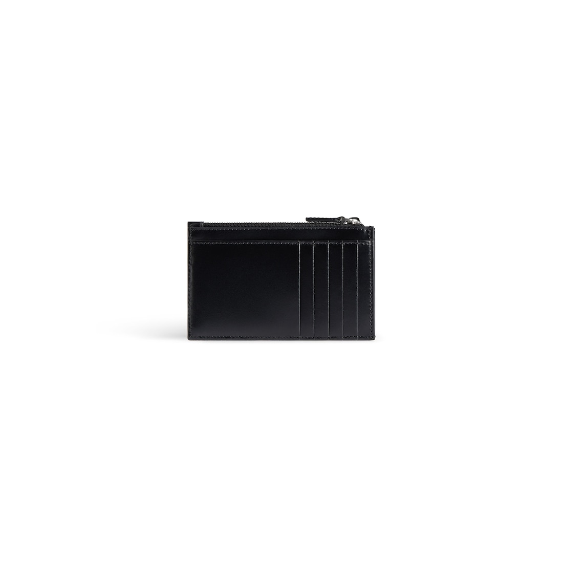 Balenciaga Monedero Y Tarjetero Alargado Cash Grande En Box Para Hombre En Negro/blanco