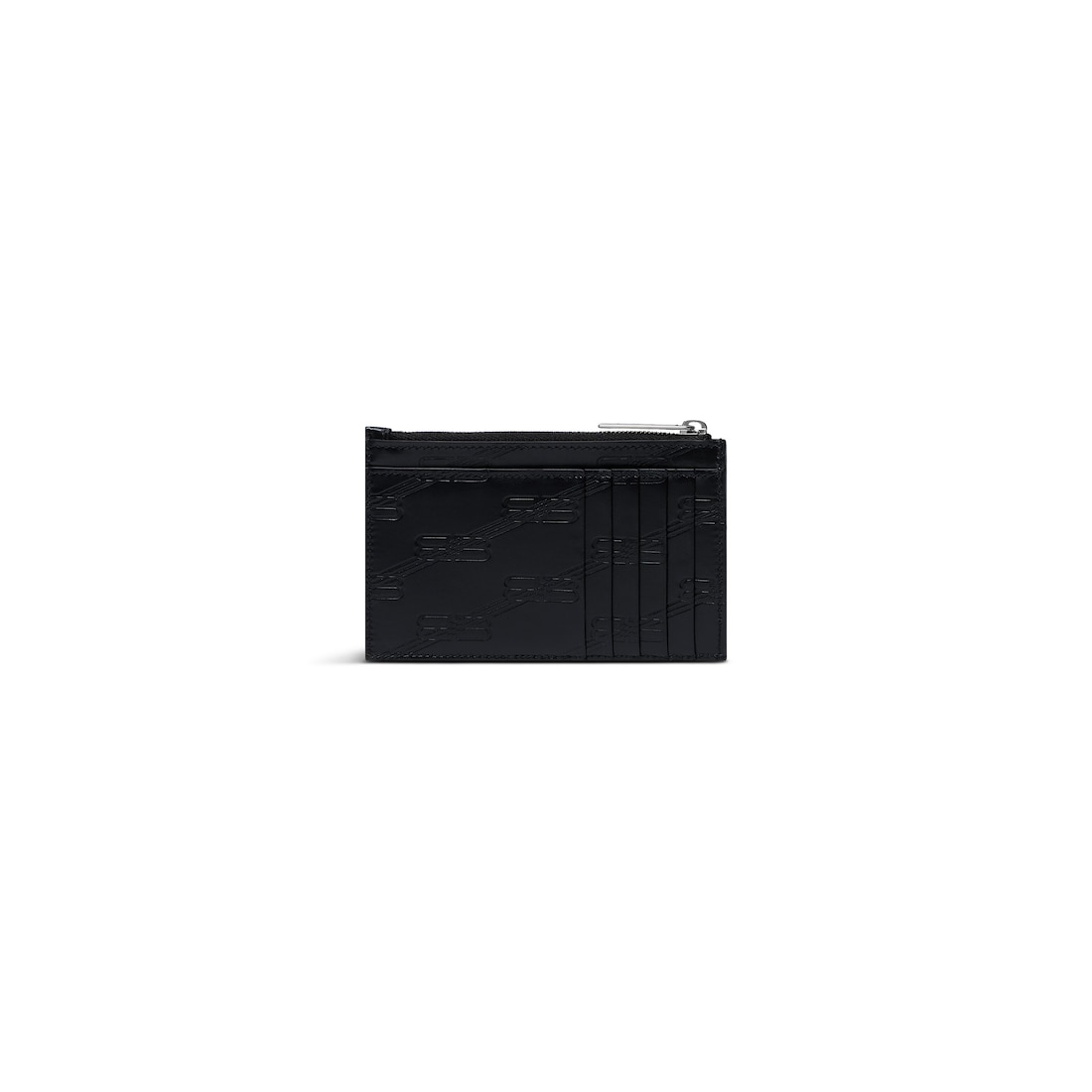 Balenciaga Monedero Y Tarjetero Alargado Essential Embossed Monogram De Piel De Becerro Boxcalf Para Hombre En Negro