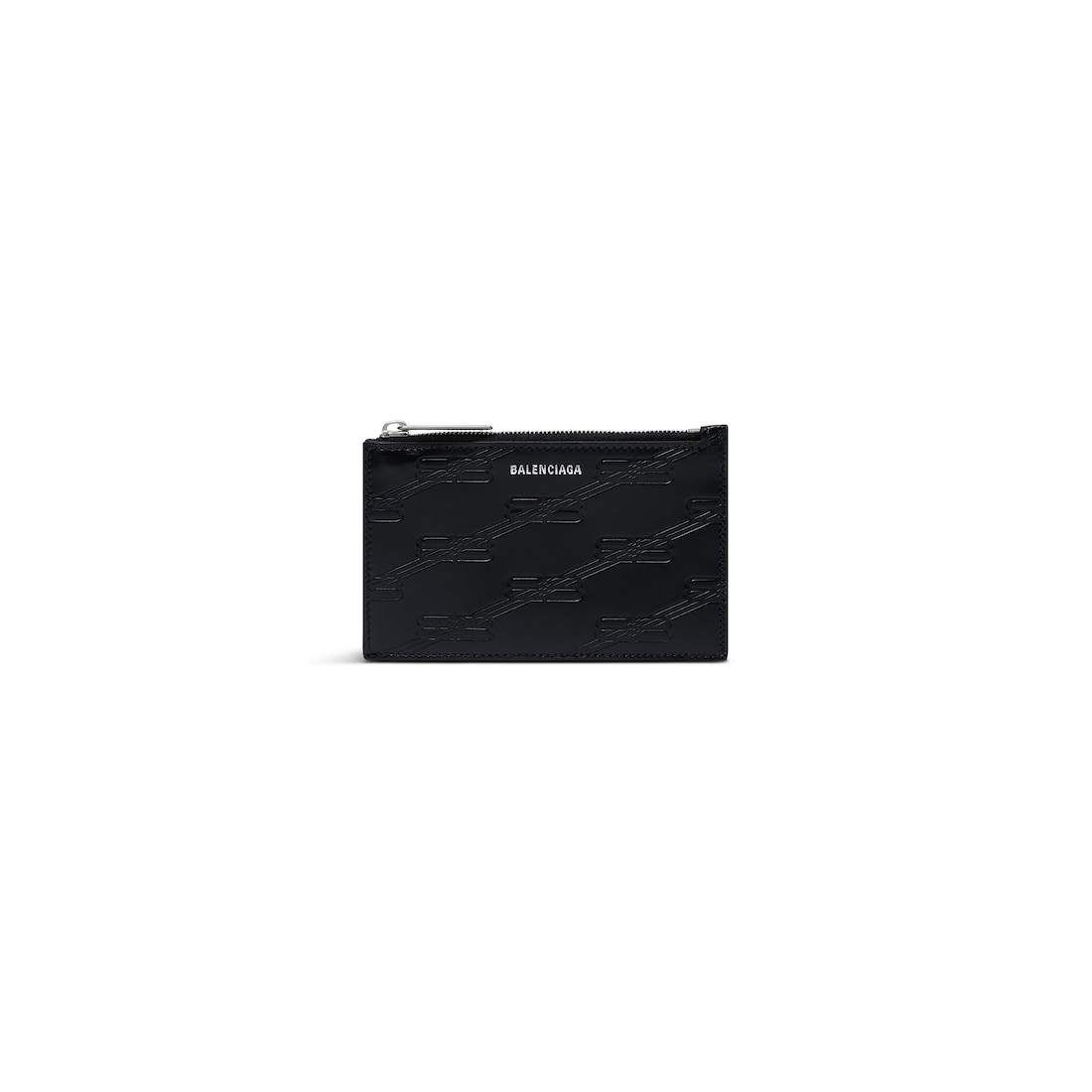 Balenciaga Monedero Y Tarjetero Alargado Essential Embossed Monogram De Piel De Becerro Boxcalf Para Hombre En Negro