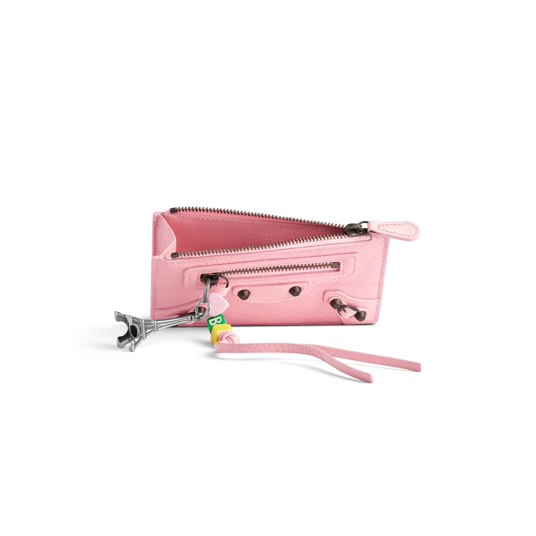 Balenciaga Monedero Y Tarjetero Alargado Le City Para Mujer En Rosa Vintage