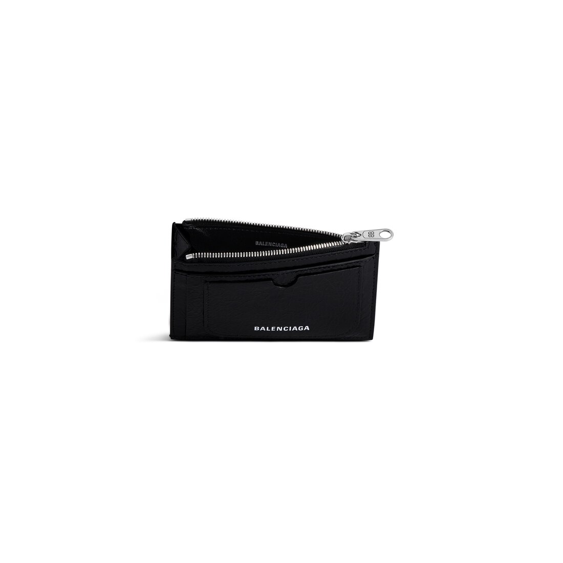 Balenciaga Monedero Y Tarjetero Alargado Superbusy Para Hombre En Negro