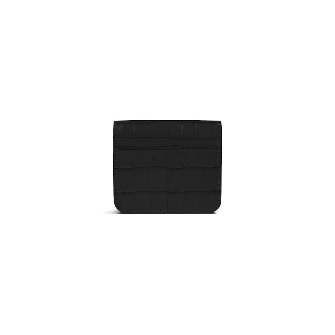 Balenciaga Monedero Y Tarjetero Cash Flap Para Hombre En Negro