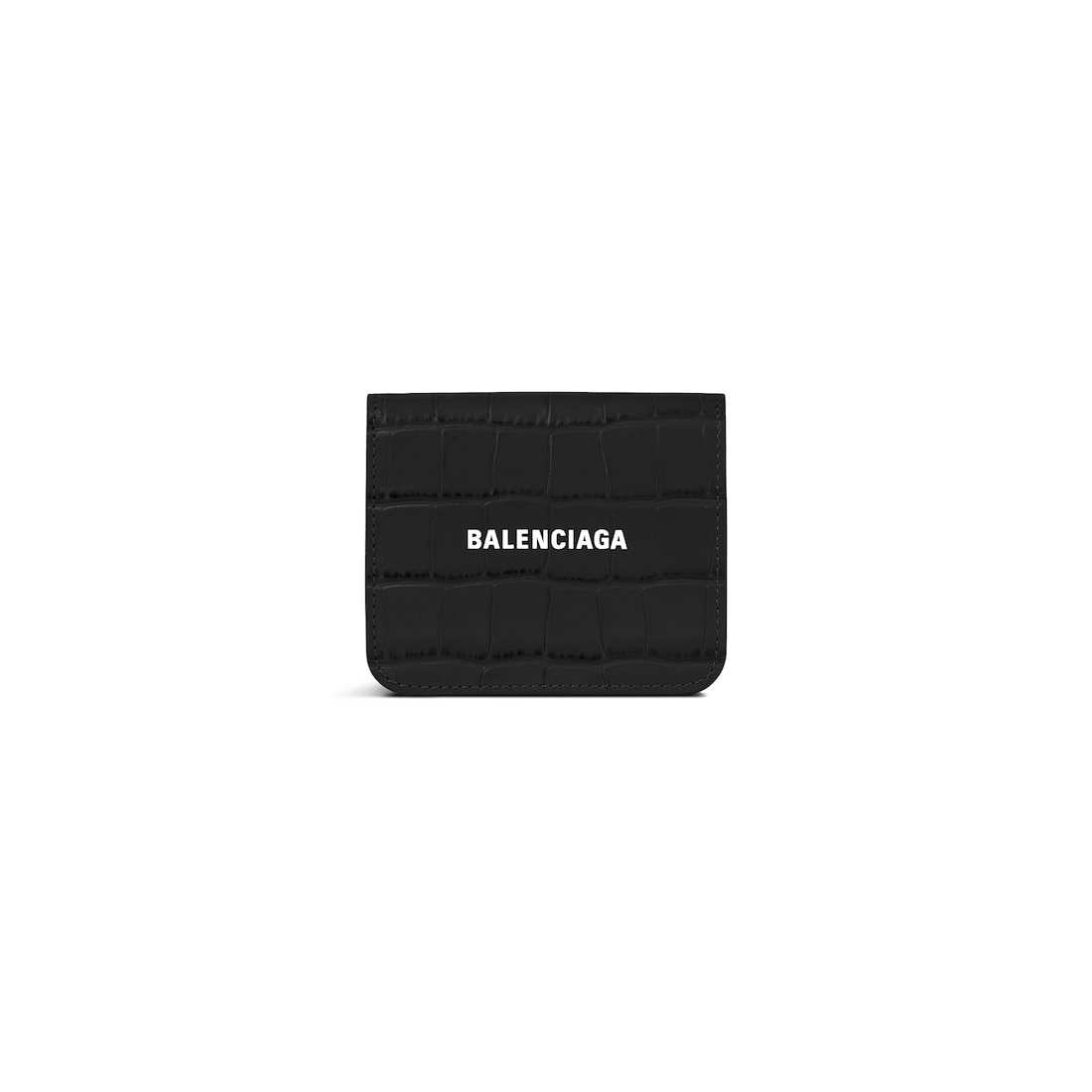 Balenciaga Monedero Y Tarjetero Cash Flap para Hombre en Negro