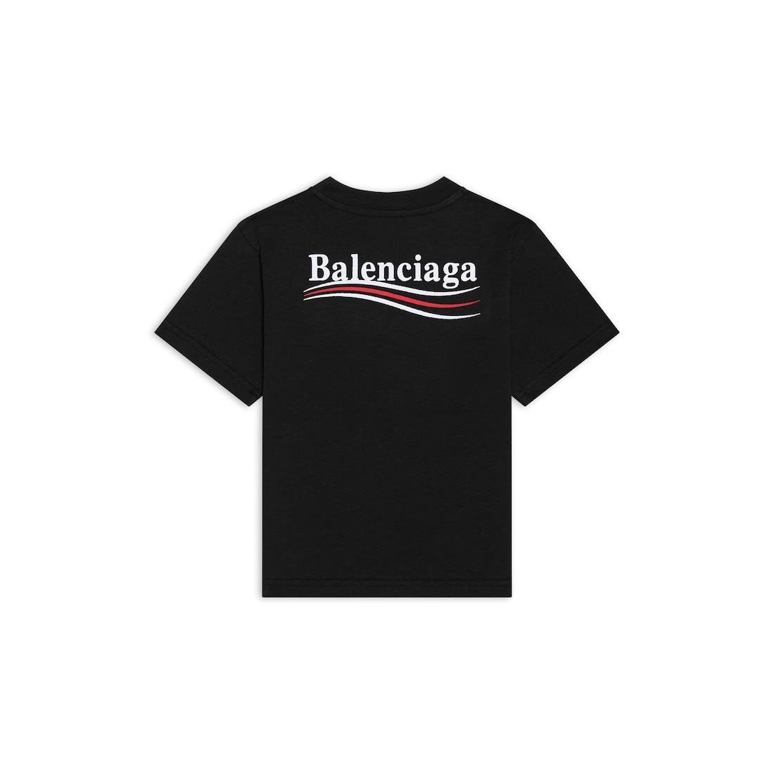 Balenciaga Niños - Camiseta Political Campaign En Negro