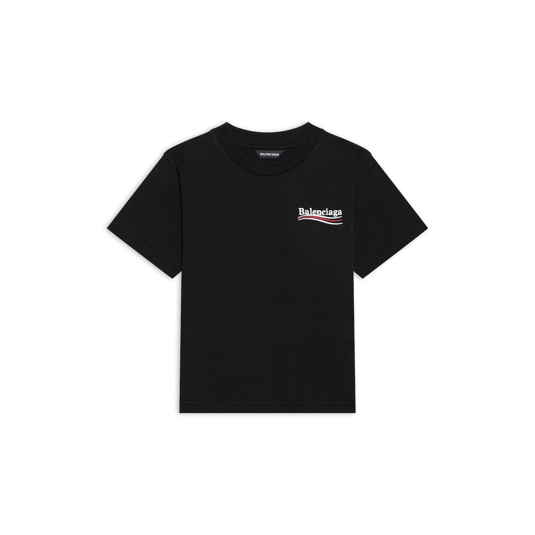 Balenciaga Niños - Camiseta Political Campaign en Negro