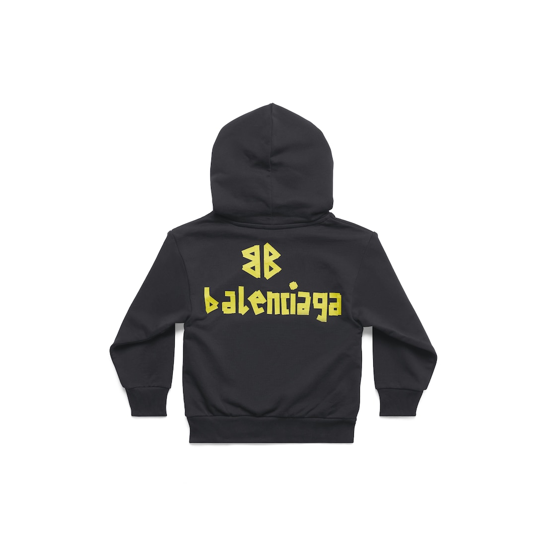 Balenciaga Niños - Hoodie Tape Type En Negro Degradado