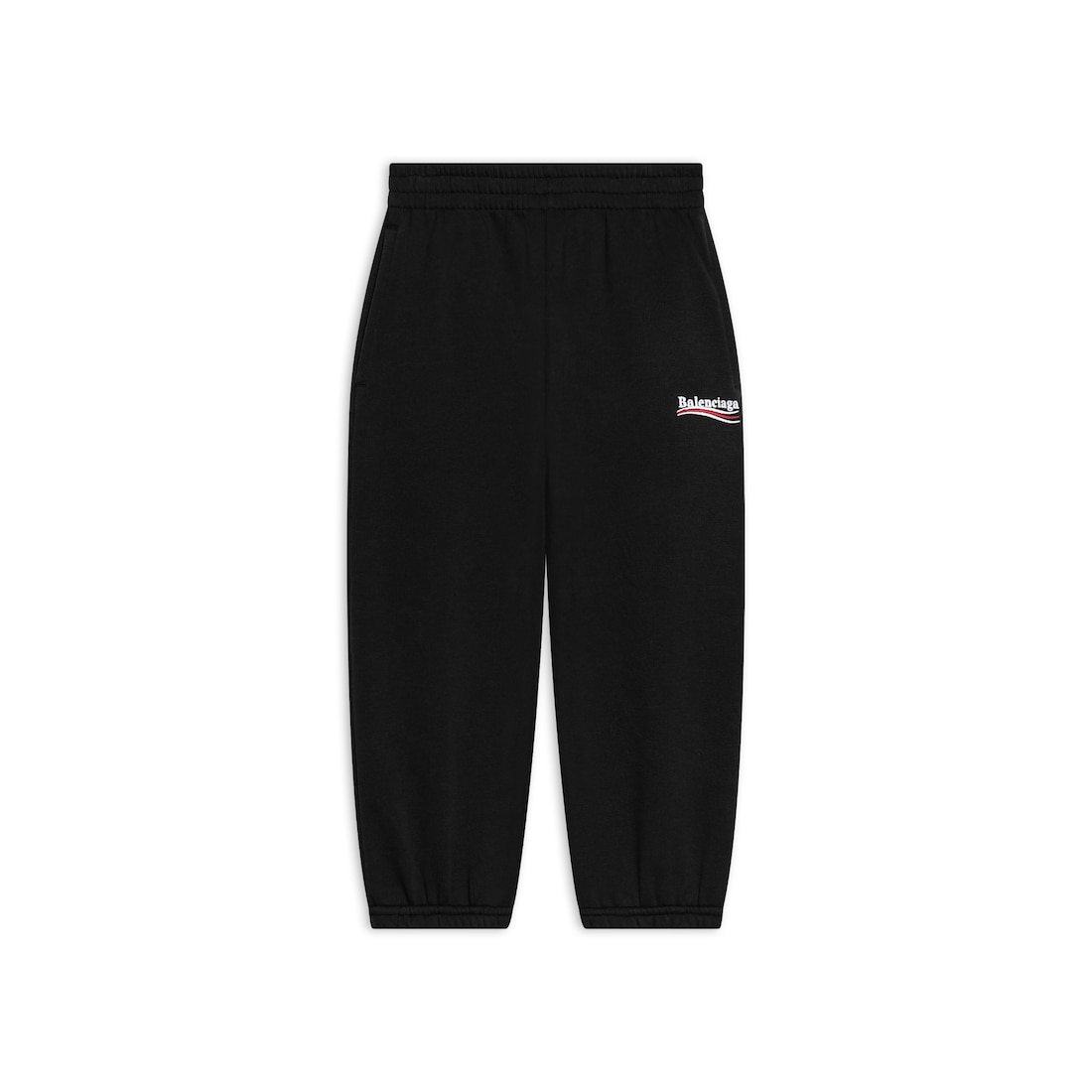 Balenciaga Niños - Pantalón Political Campaign Jogging en Negro