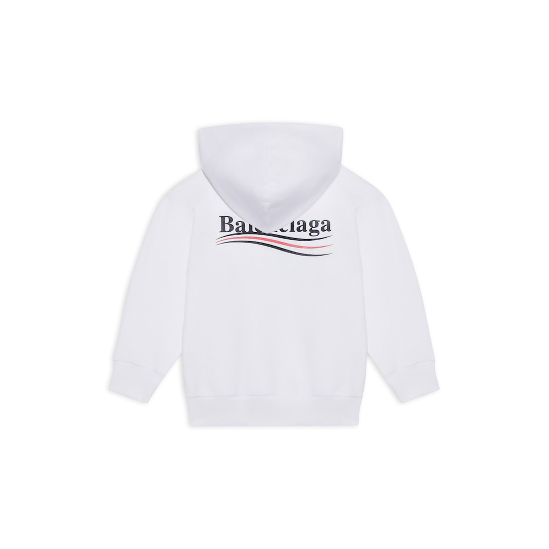 Balenciaga Niños - Political Campaign Hoodie En Blanco