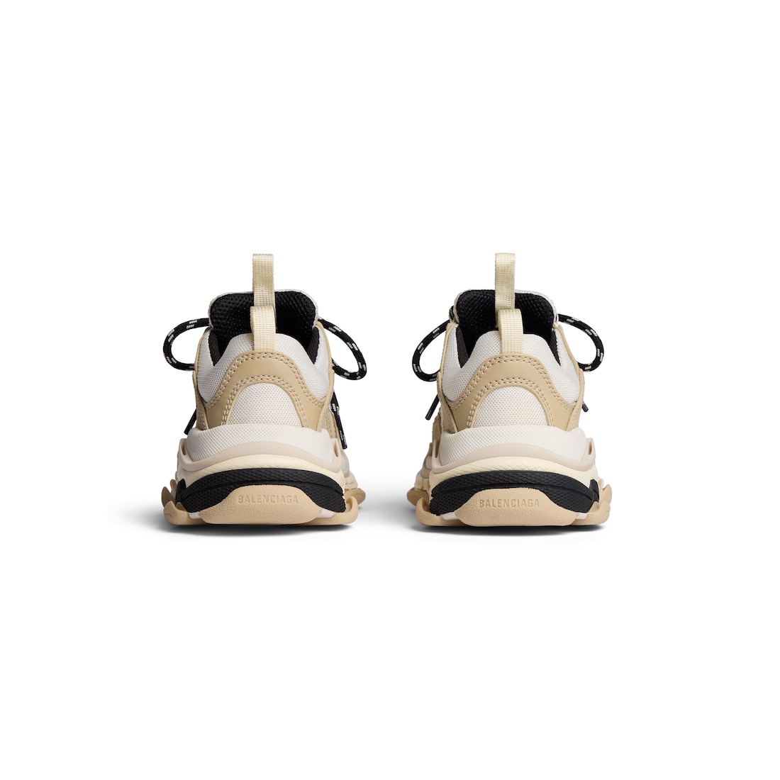 Balenciaga Niños - Zapatillas Triple S En Beige/blanco