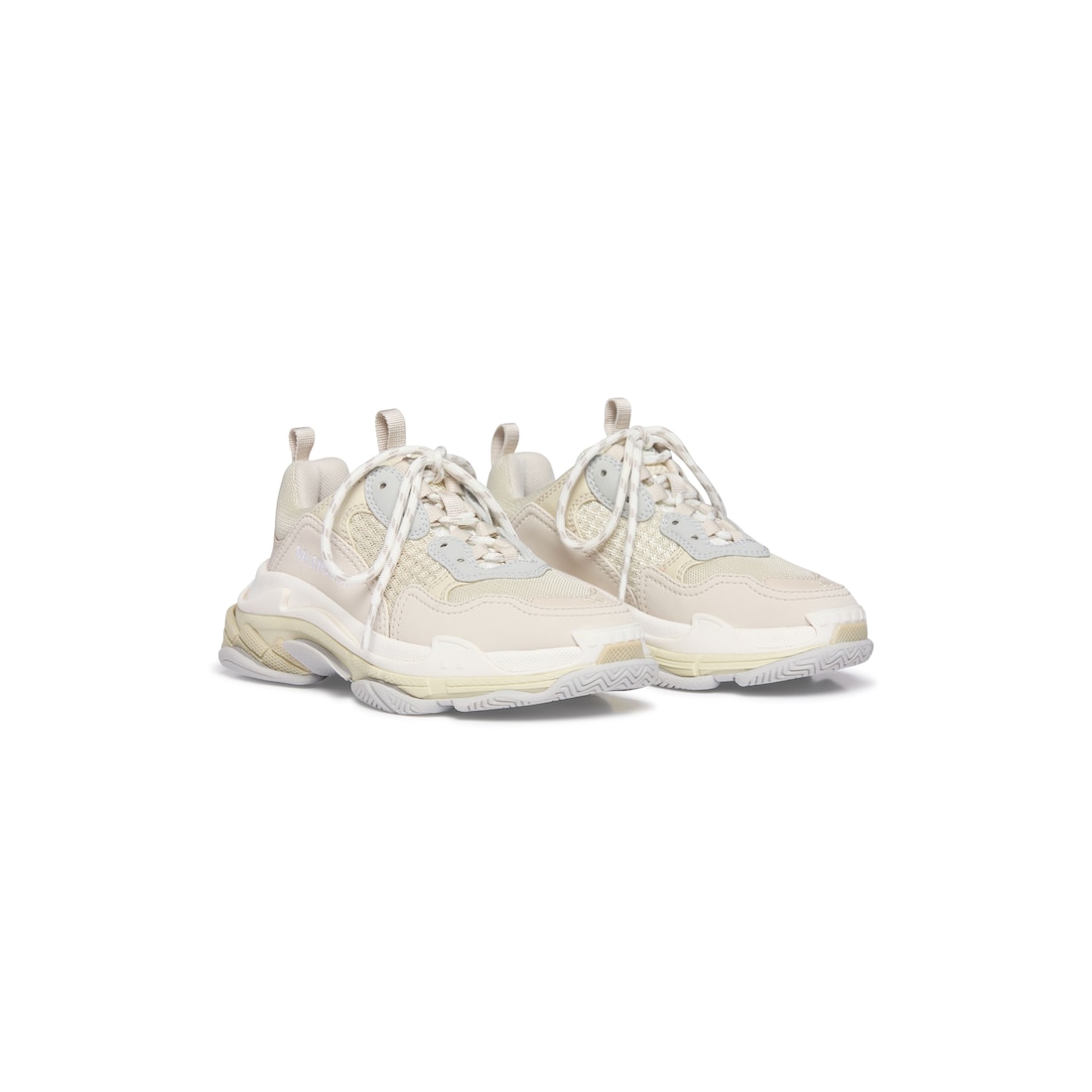 Balenciaga Niños - Zapatillas Triple S En Blanco Roto