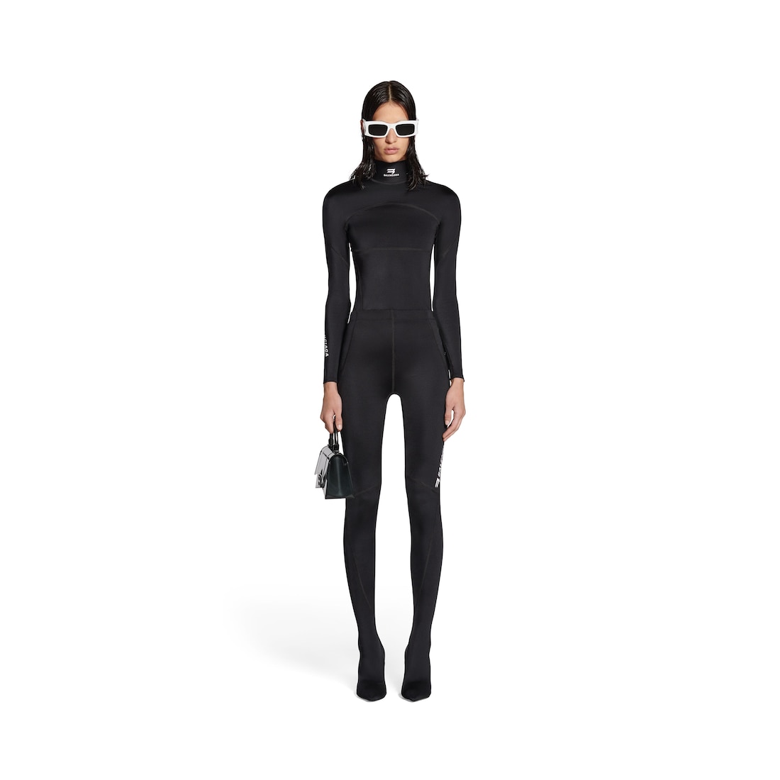 Balenciaga Pantaleggings Knife Sporty B para Mujer en Negro