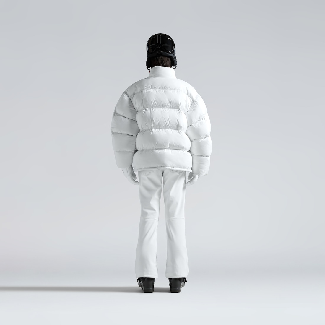 Balenciaga Pantalón 5-pocket Ski 3b Sports Icon Para Mujer En Blanco