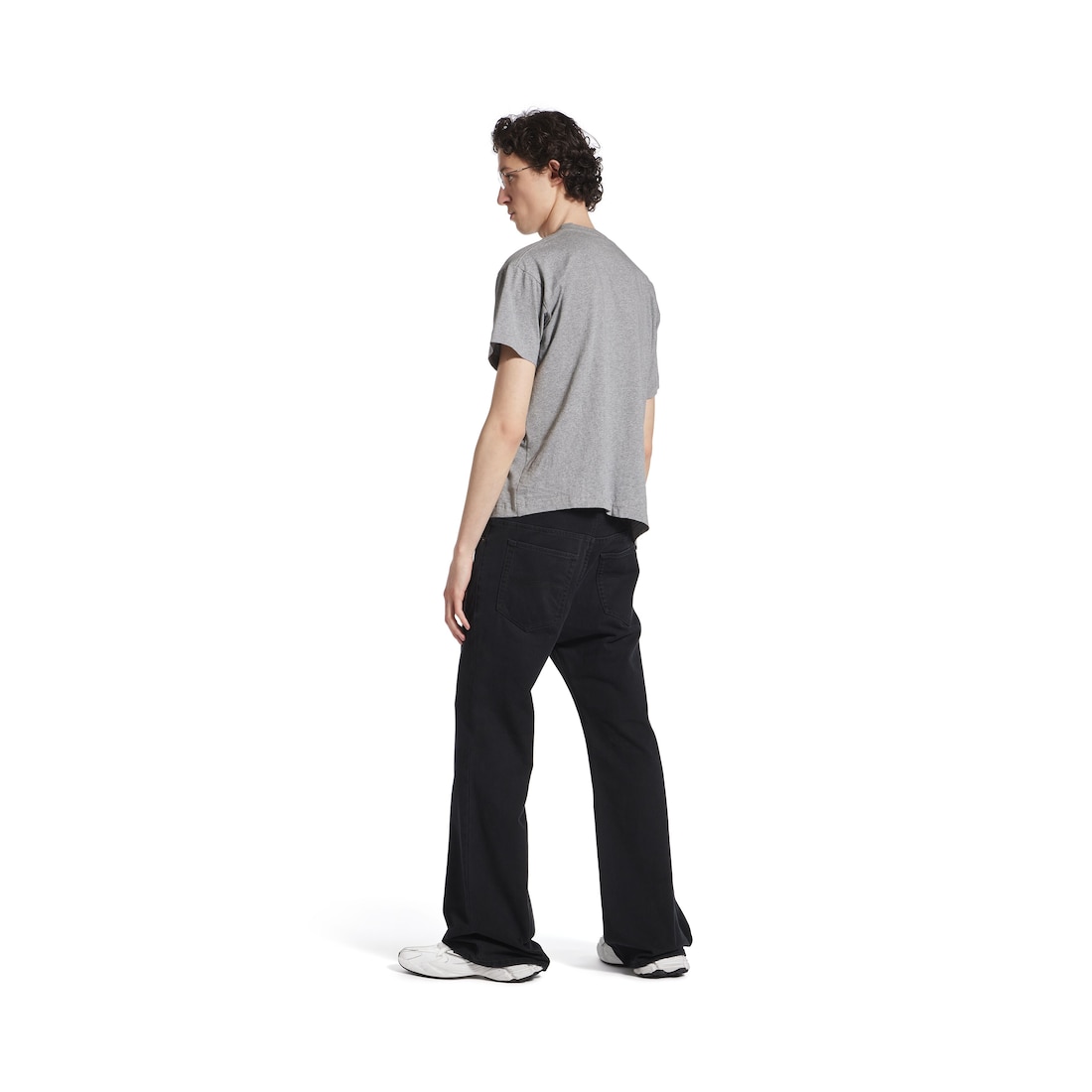 Balenciaga Pantalón Acampanado Para Hombre En Negro