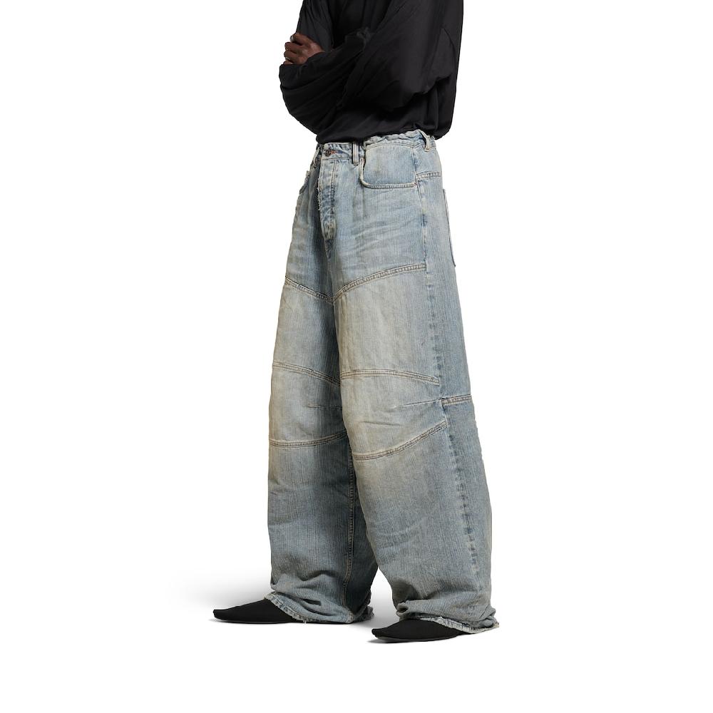 Balenciaga Pantalón Baggy Para Hombre En Azul Claro