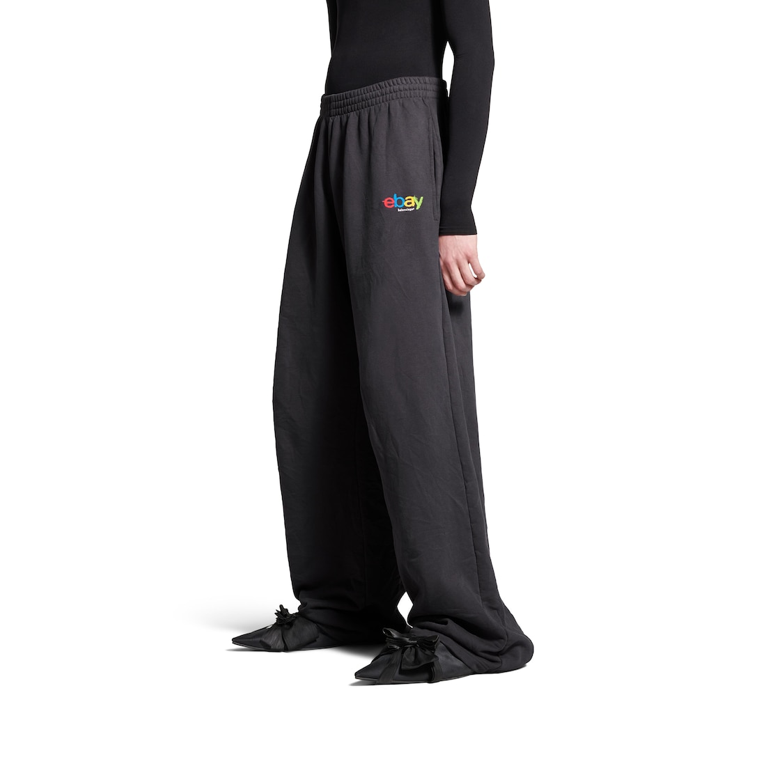 Balenciaga Pantalón De Chándal Baggy Ebay Para Hombre En Negro Degradado