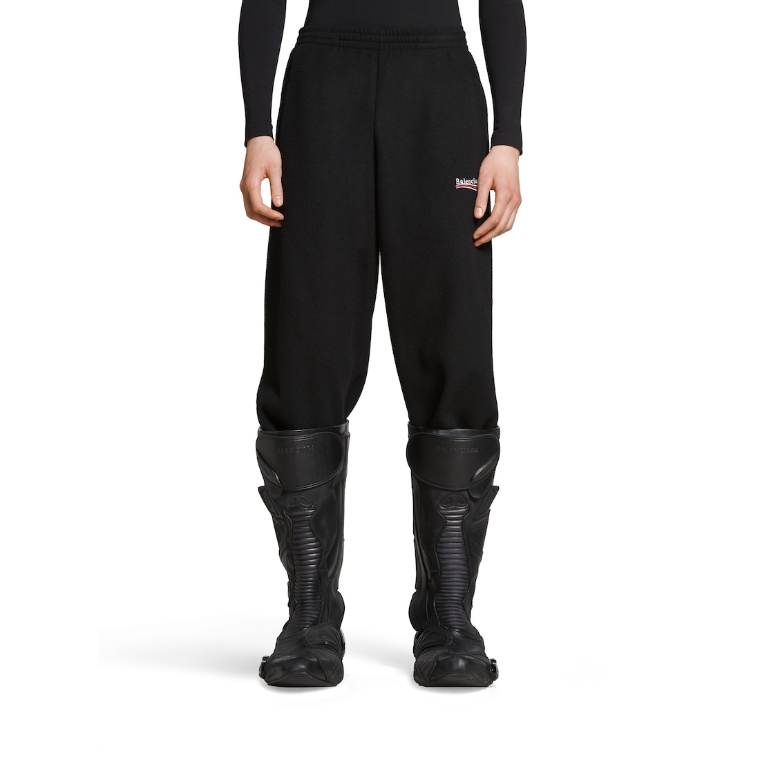 Balenciaga Pantalón De Chándal Baggy Political Campaign En Negro