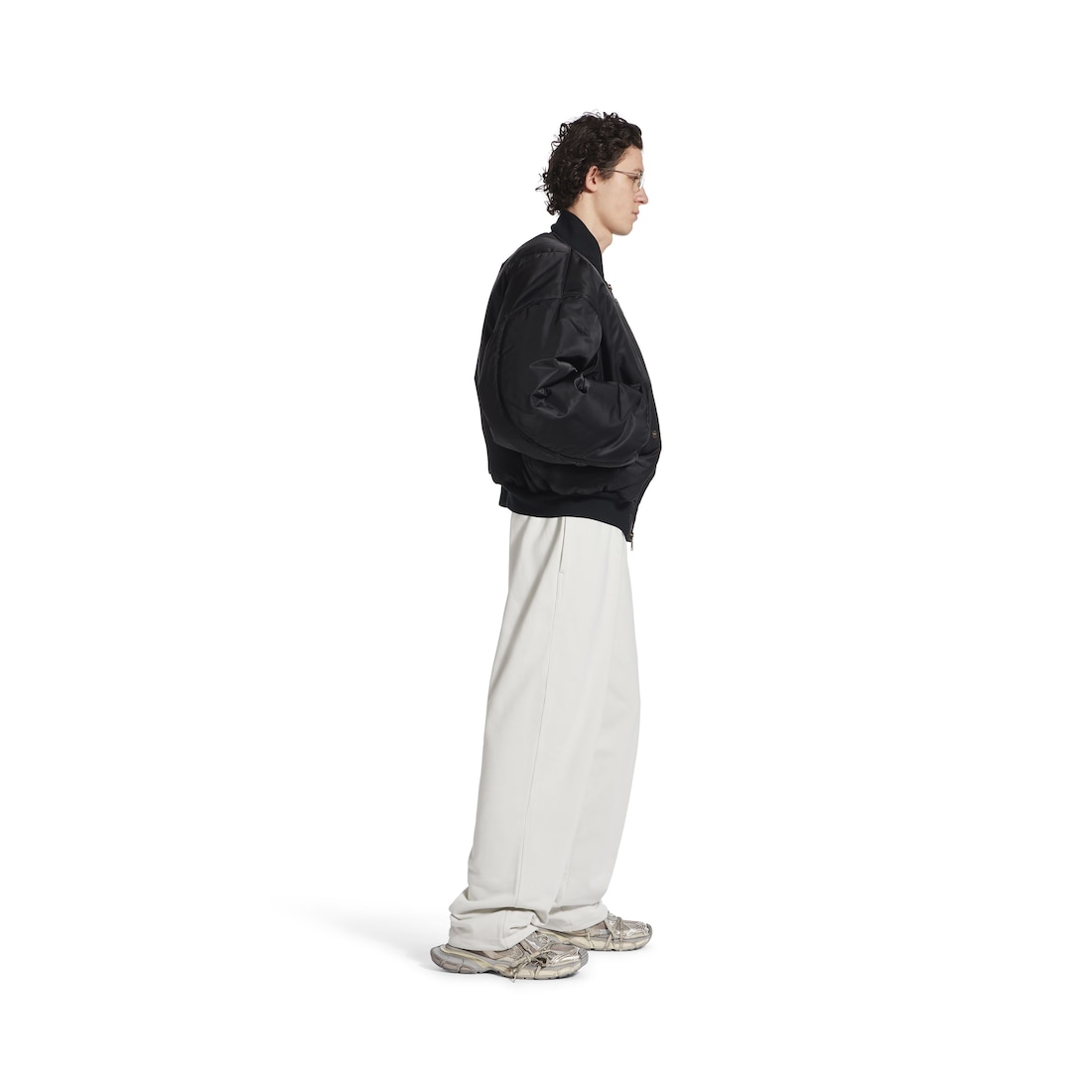 Balenciaga Pantalón De Chándal Political Campaign Para Hombre En Blanco