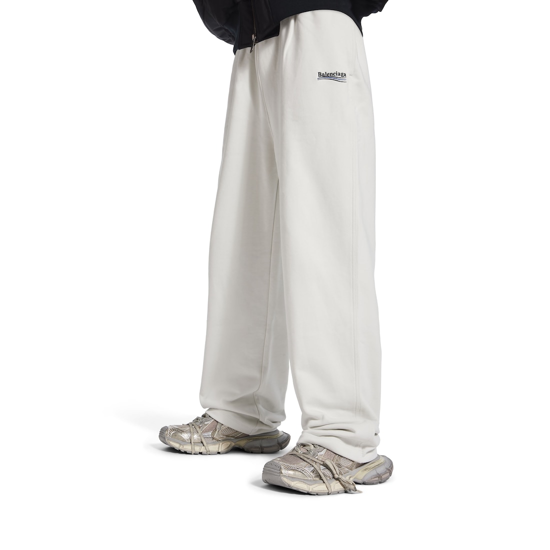 Balenciaga Pantalón De Chándal Political Campaign Para Hombre En Blanco