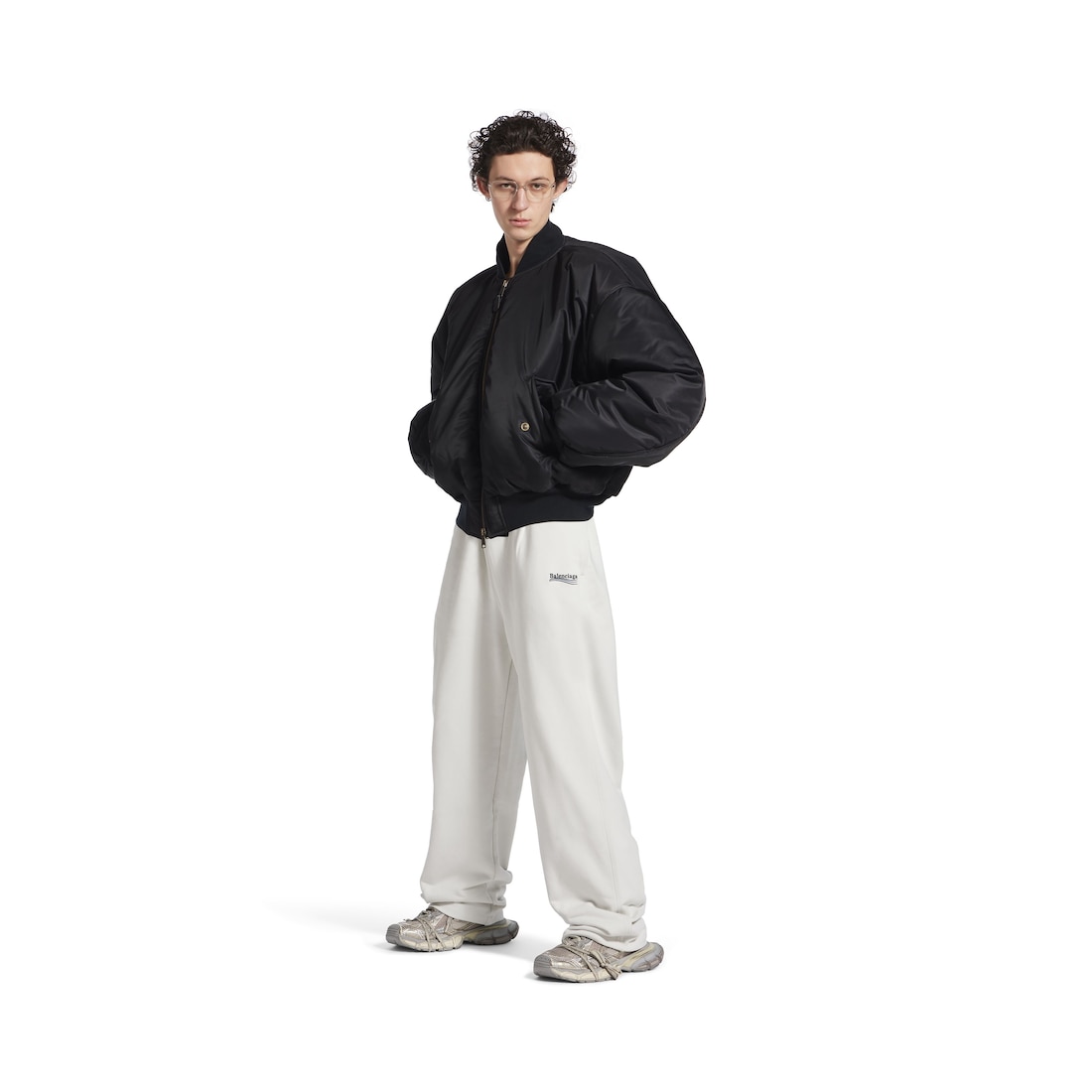 Balenciaga Pantalón De Chándal Political Campaign para Hombre en Blanco