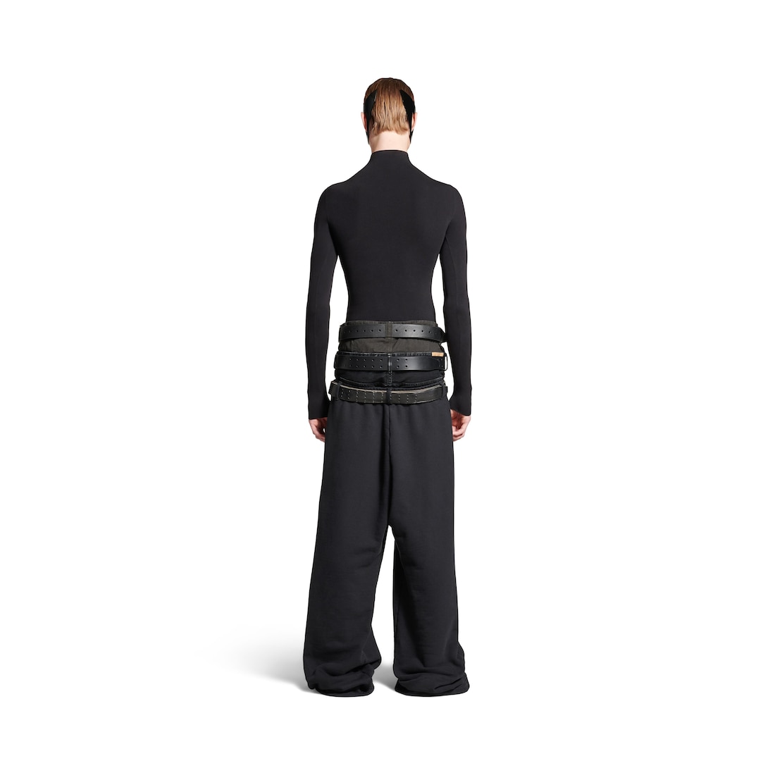 Balenciaga Pantalón De Jogging Layered Para Hombre En Negro