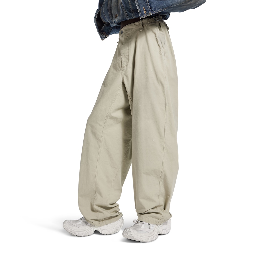 Balenciaga Pantalón Minimal Cargo Para Hombre En Beige